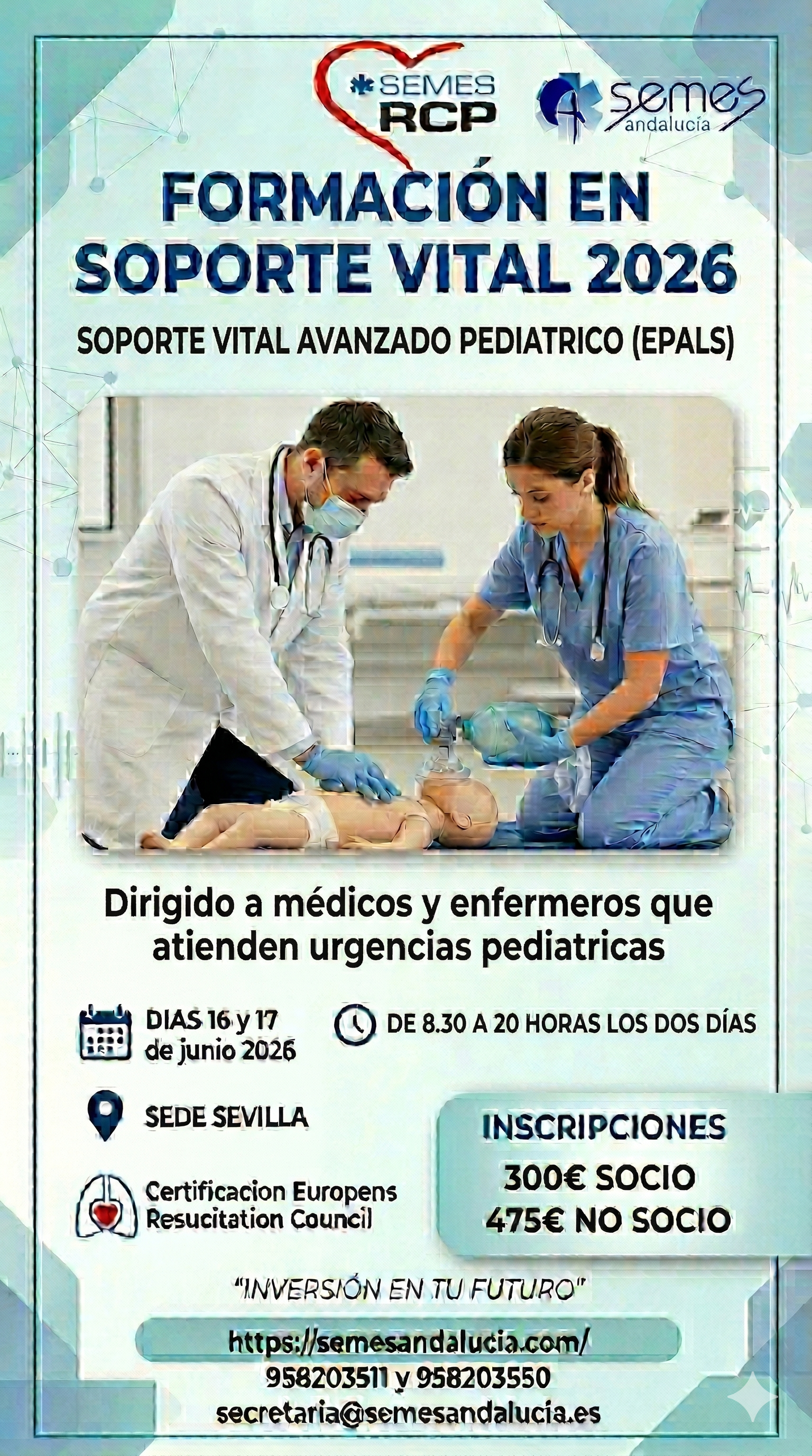 Curso Soporte Vital Avanzado Pediátrico (EPALS)
